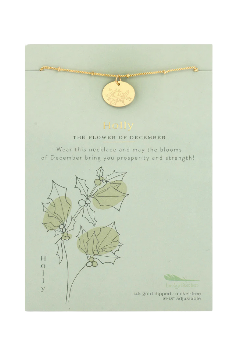 Birth Flower Necklaces