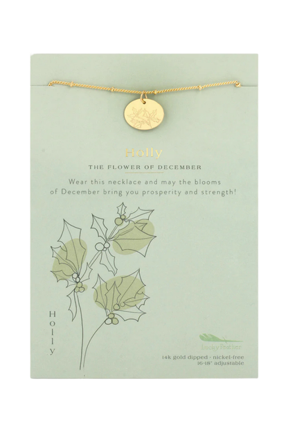 Birth Flower Necklaces