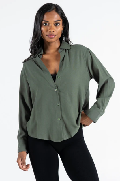 Button Front Blouse