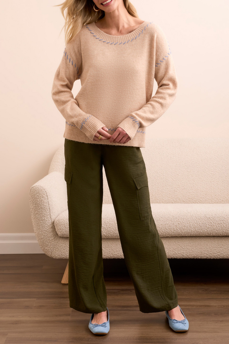 Stitched Detail Sweater