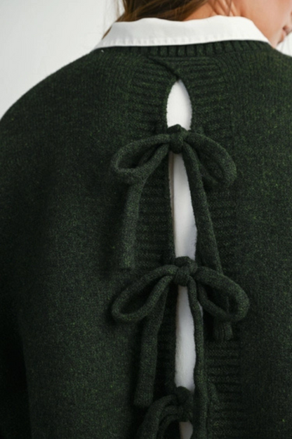 Tie-Back Sweater