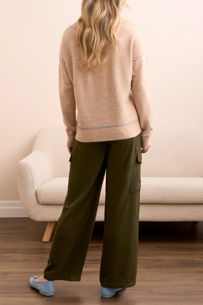 Stitched Detail Sweater