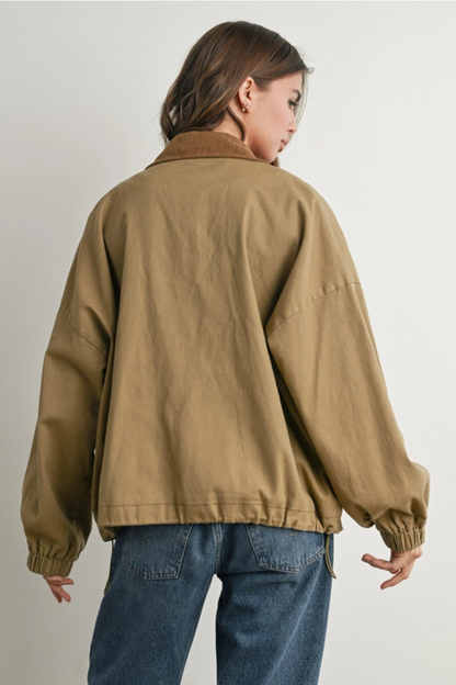 Corduroy Collar Jacket