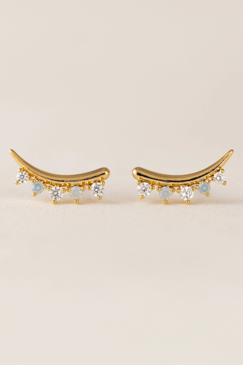 Dewdrop Climber Earrings