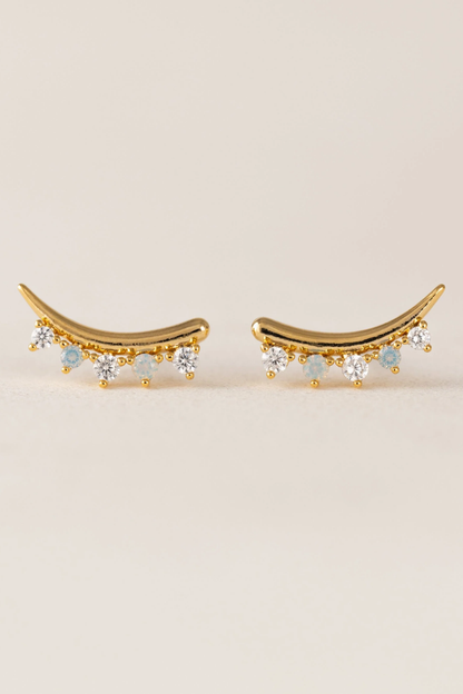 Dewdrop Climber Earrings