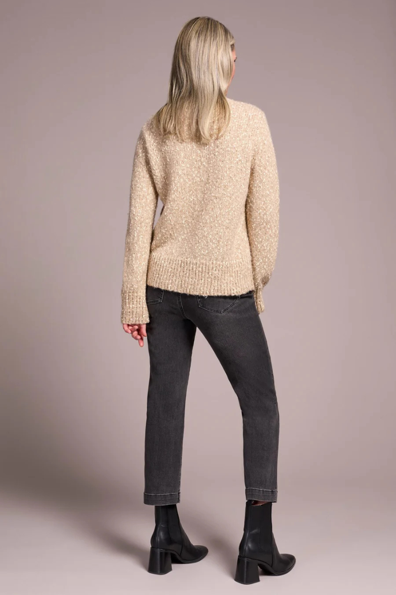 Sandstone Mock Neck Sweater