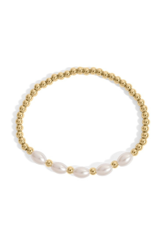 Kiska Pearl Stretch Bracelet