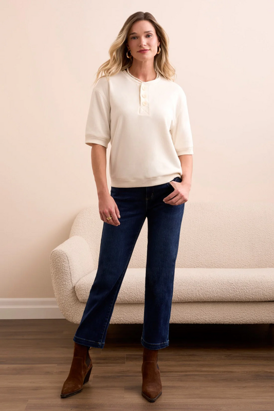 Elbow Sleeve Sweater Tee