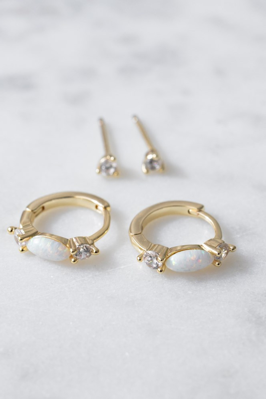 Duet Set of Sparkle Earrings