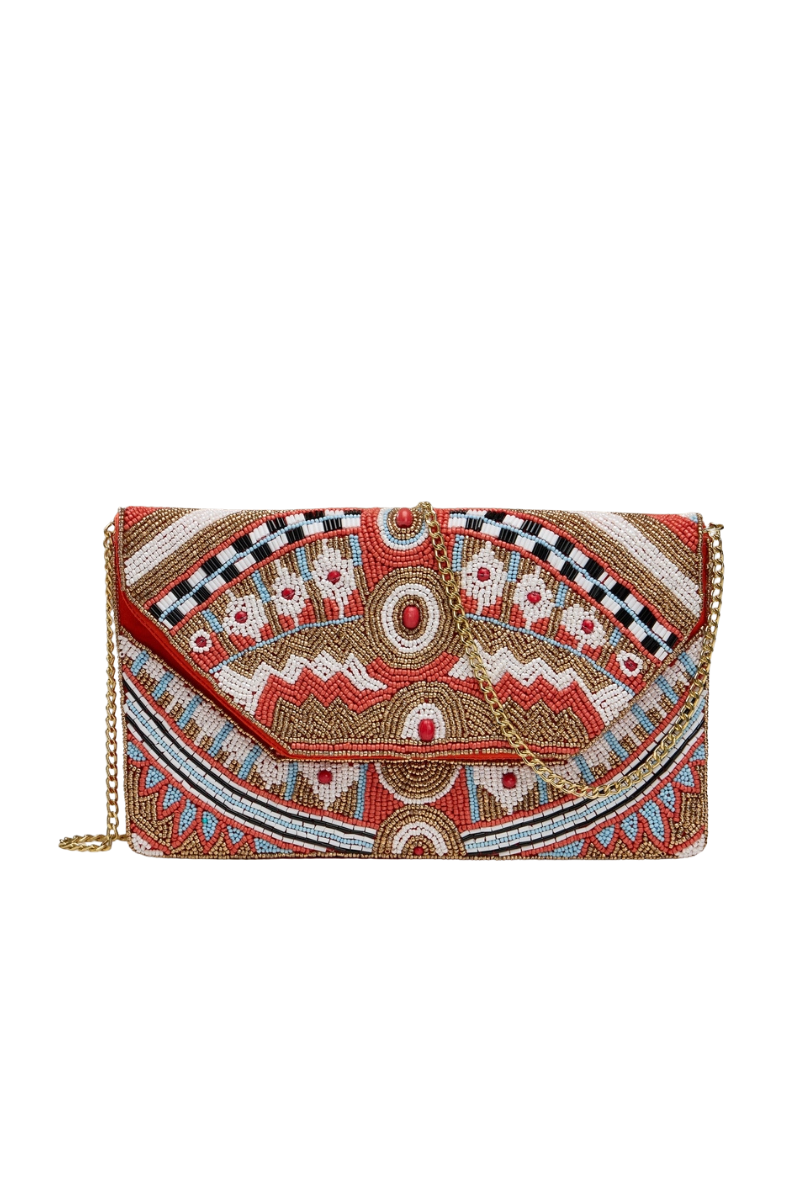 Beaded Boho Clutch