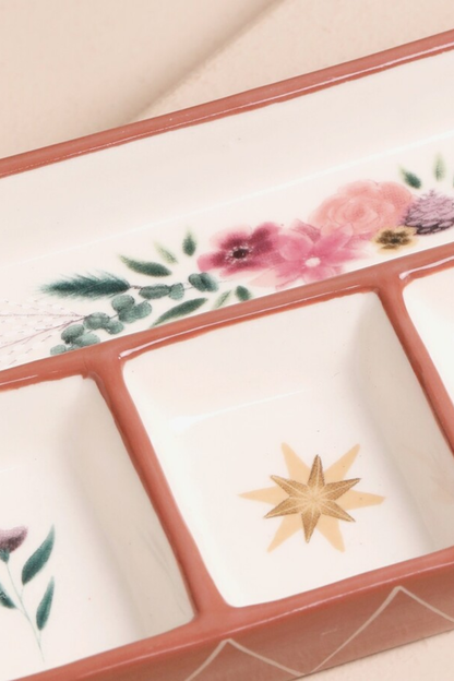 Floral Heart Trinket Tray