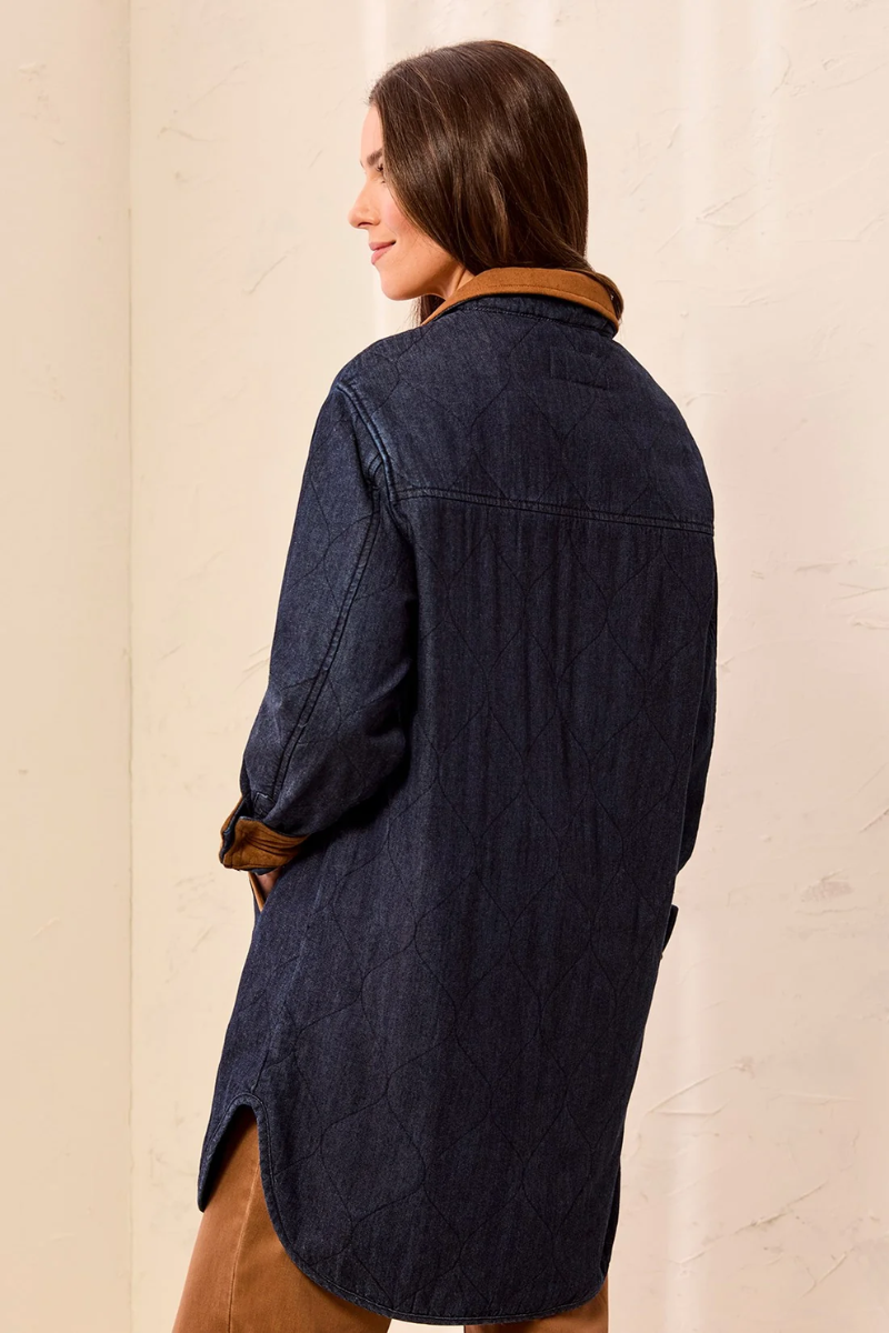 Quilted Denim Jacket