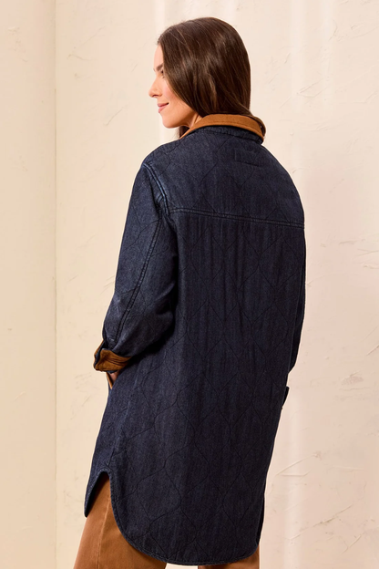 Quilted Denim Jacket