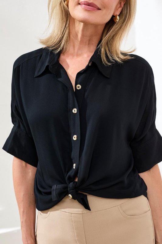 Button Front Blouse