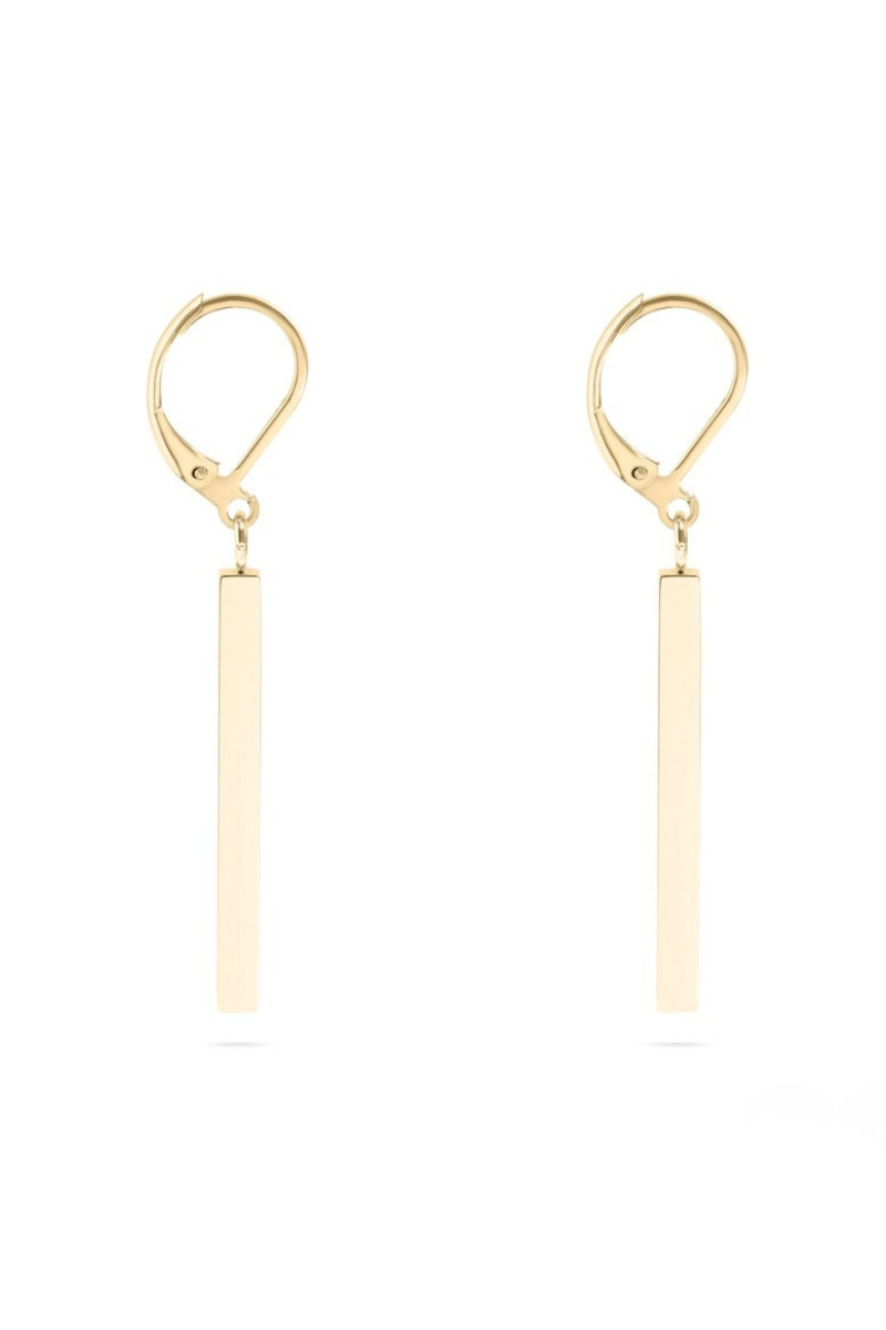 Vertical Drop Bar Earrings