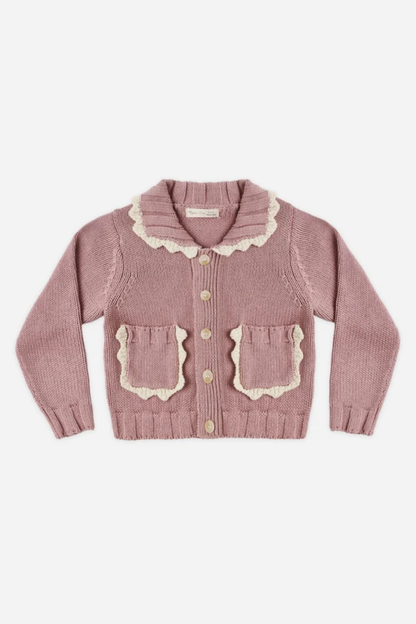 Girls Rosewood Cardigan