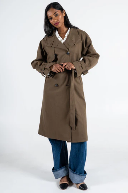 Trench Coat | Olive