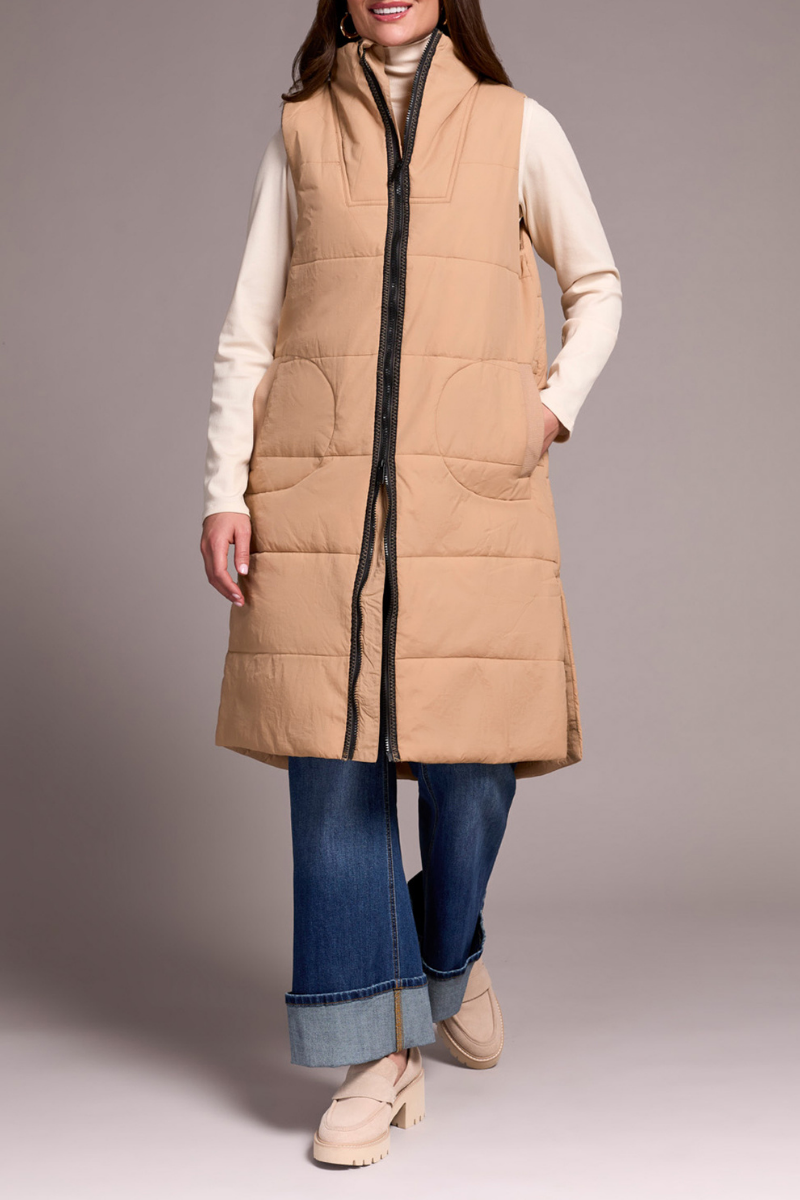 Long Quilted Vest