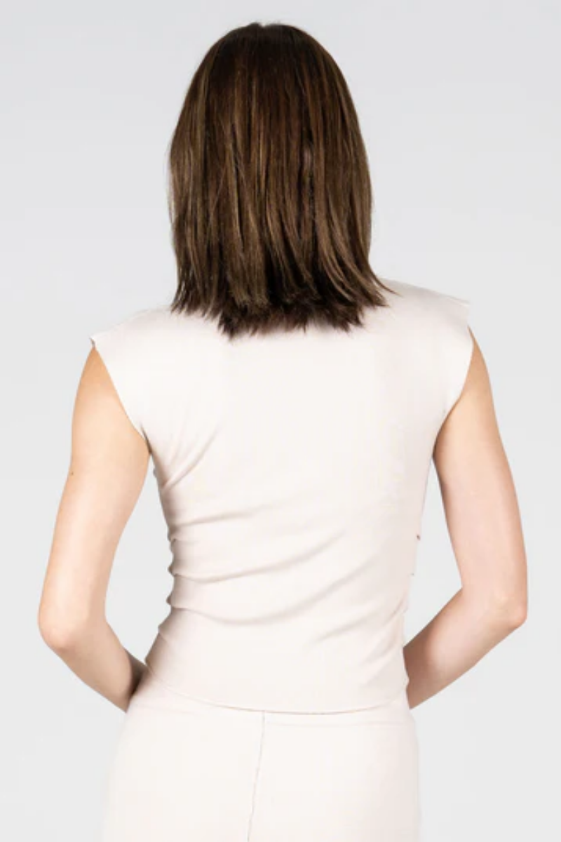 Rouched sides Top