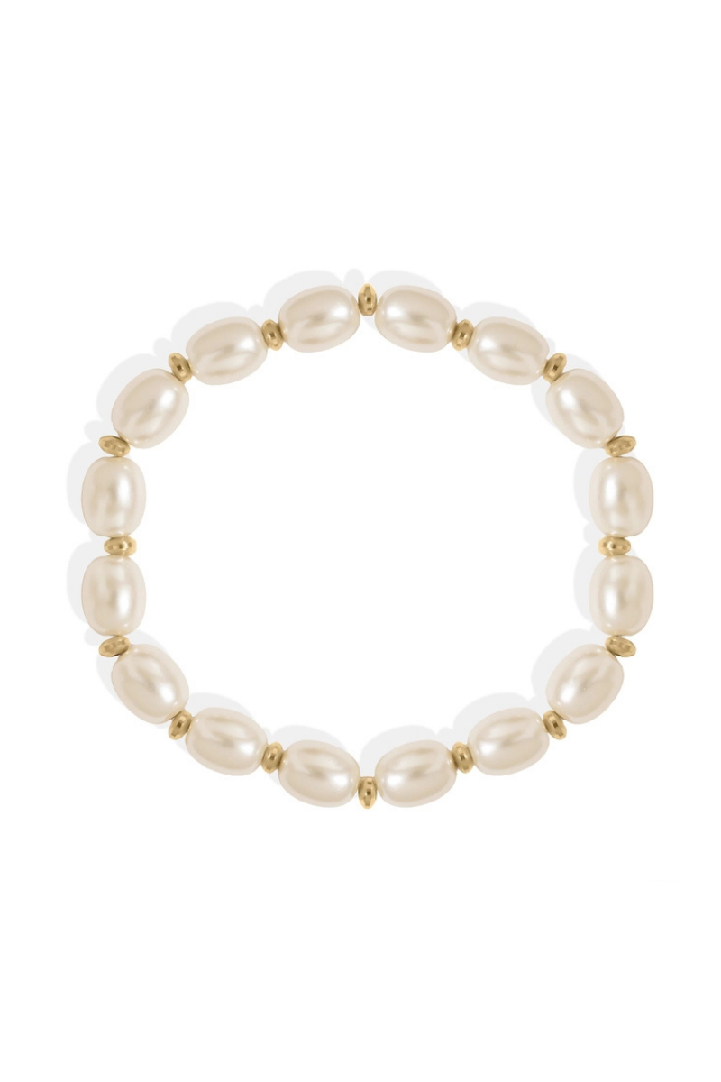 Kiska Large Pearl Bracelet
