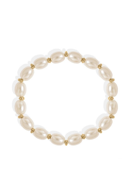 Kiska Large Pearl Bracelet