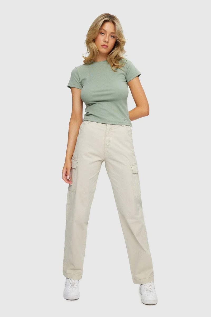 Straight Cut Cargo Pants