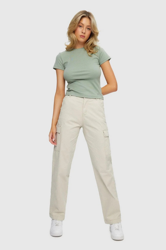 Straight Cut Cargo Pants