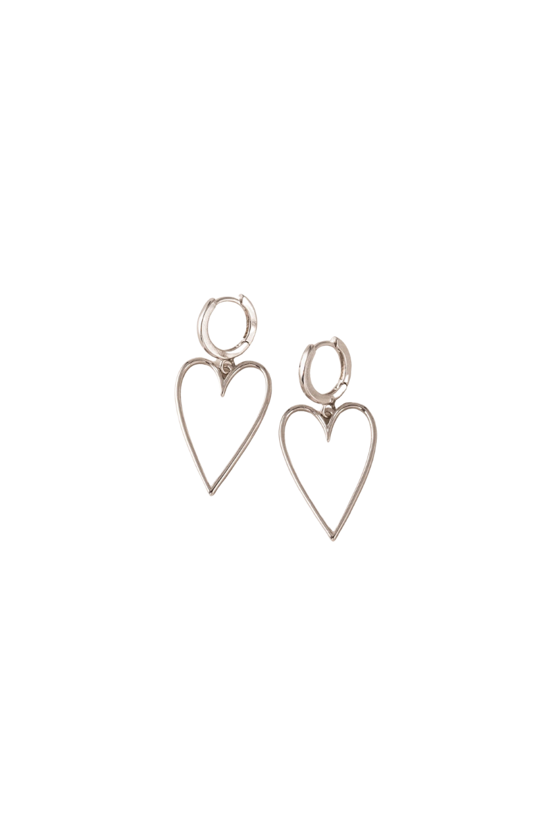 Lovestruck Heart Hoop Earrings