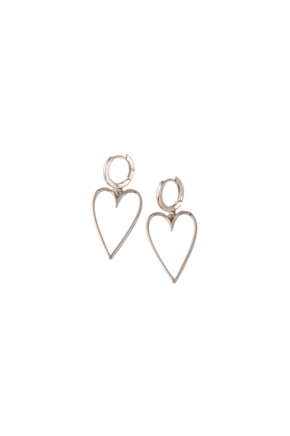 Lovestruck Heart Hoop Earrings