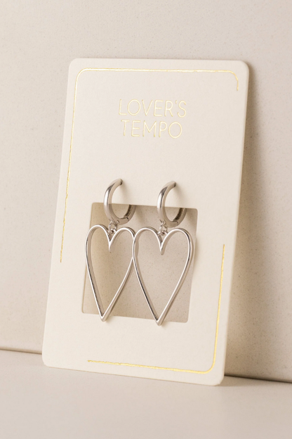 Lovestruck Heart Hoop Earrings
