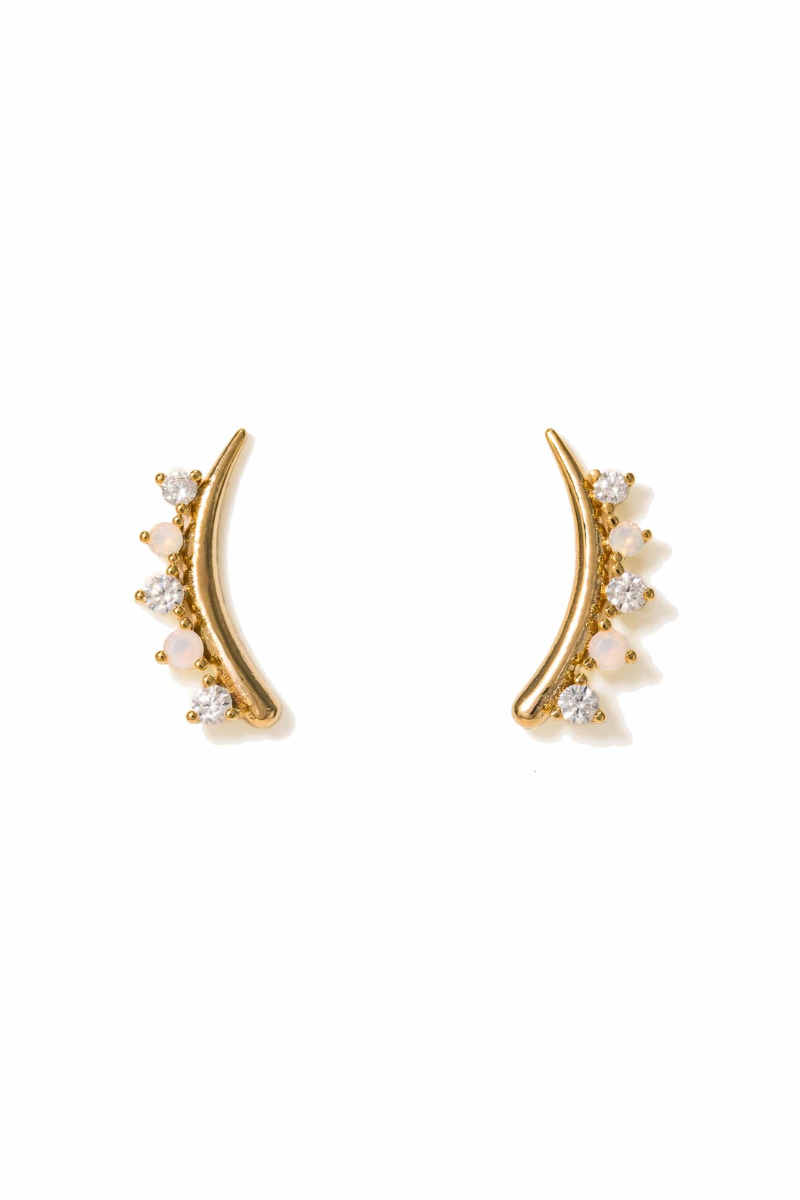 Dewdrop Climber Earrings