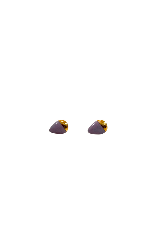 Ceramic Teardrop Studs