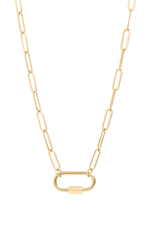 Carabiner Charm Holder Necklace