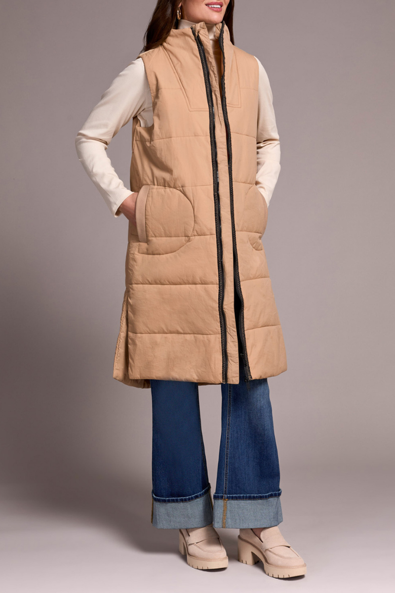 Long Quilted Vest