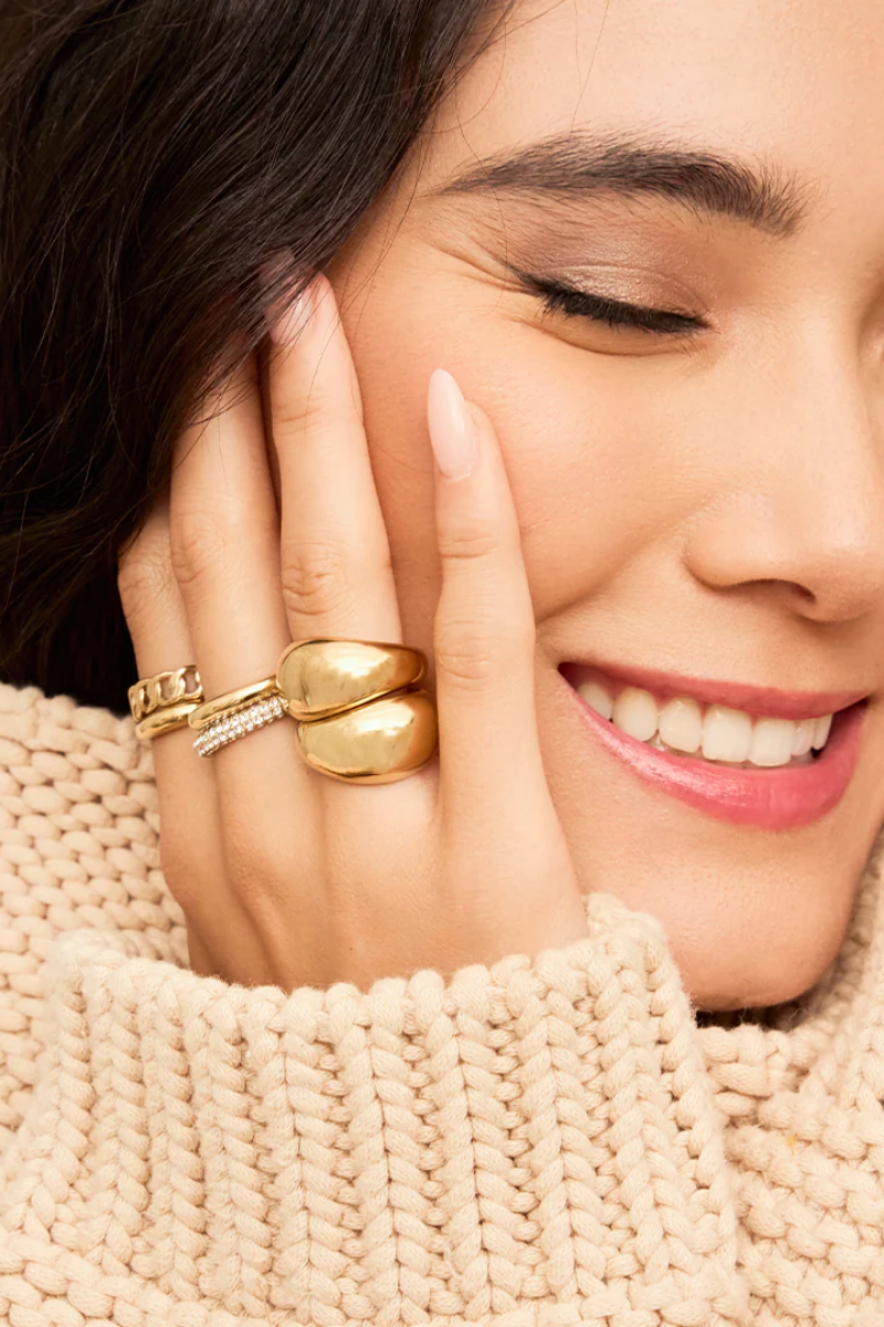Jace Chain Ring | Gold