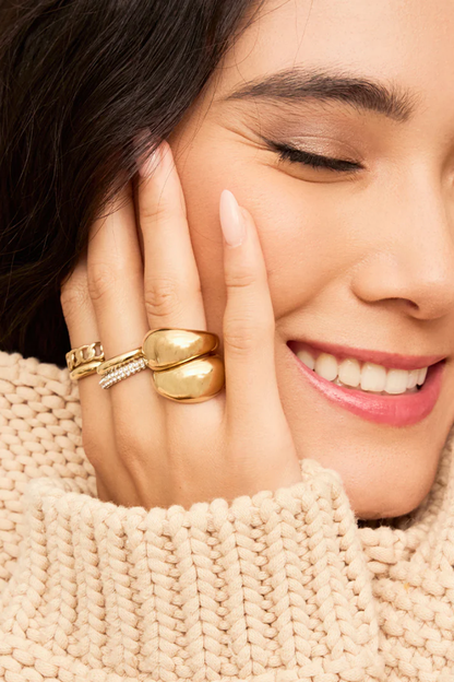Jace Chain Ring | Gold
