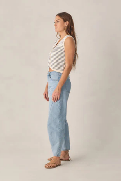 Knit Vest | Marine Stripe