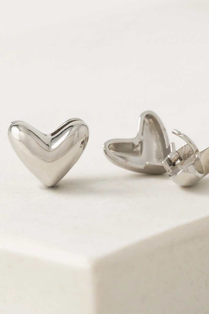 Puff Heart Earrings