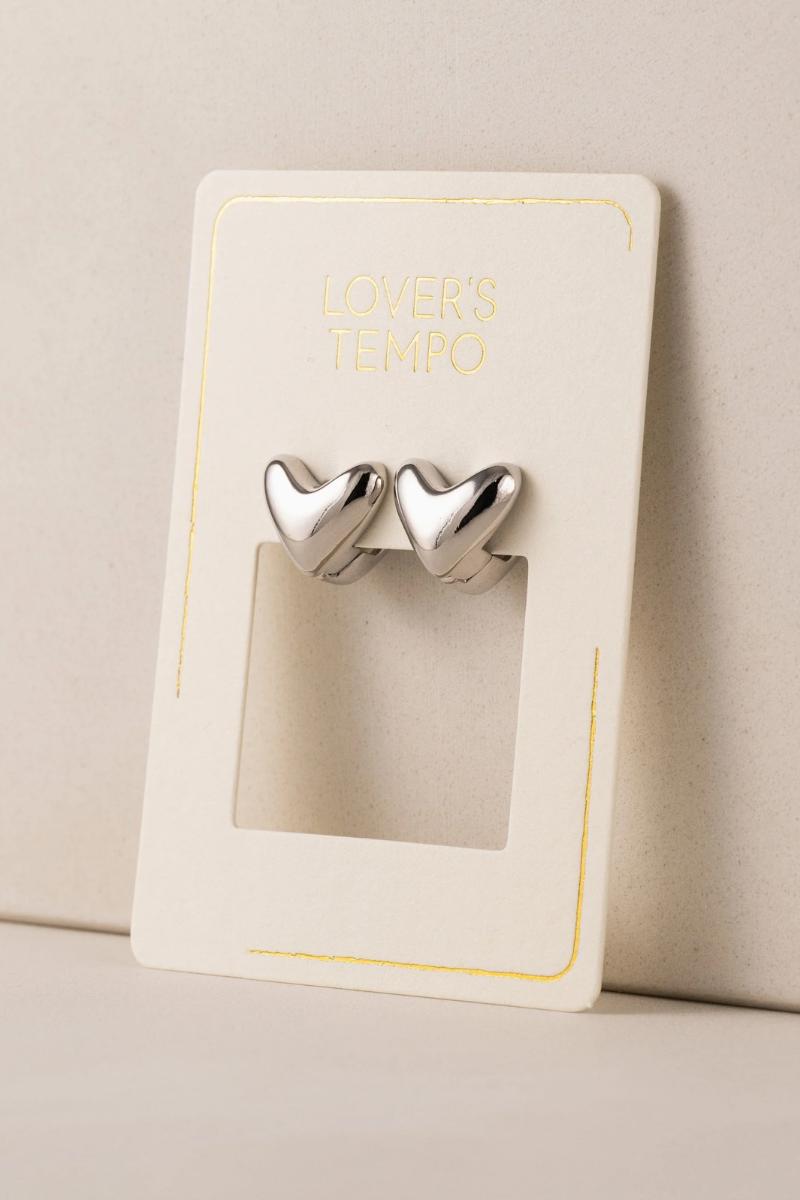 Puff Heart Earrings