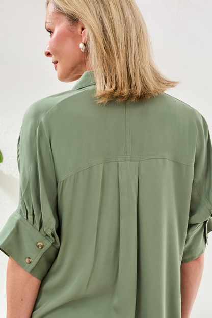 Button Front Blouse