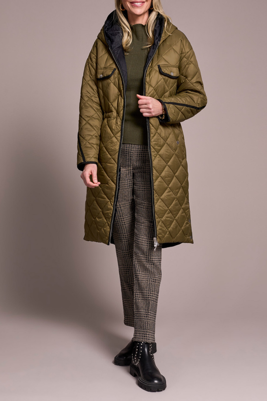Reversible Long Puffer Jacket