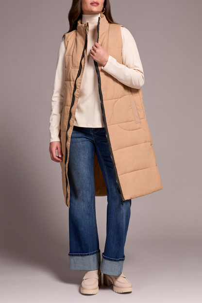 Long Quilted Vest