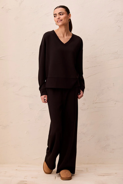 V Neck Scuba Top