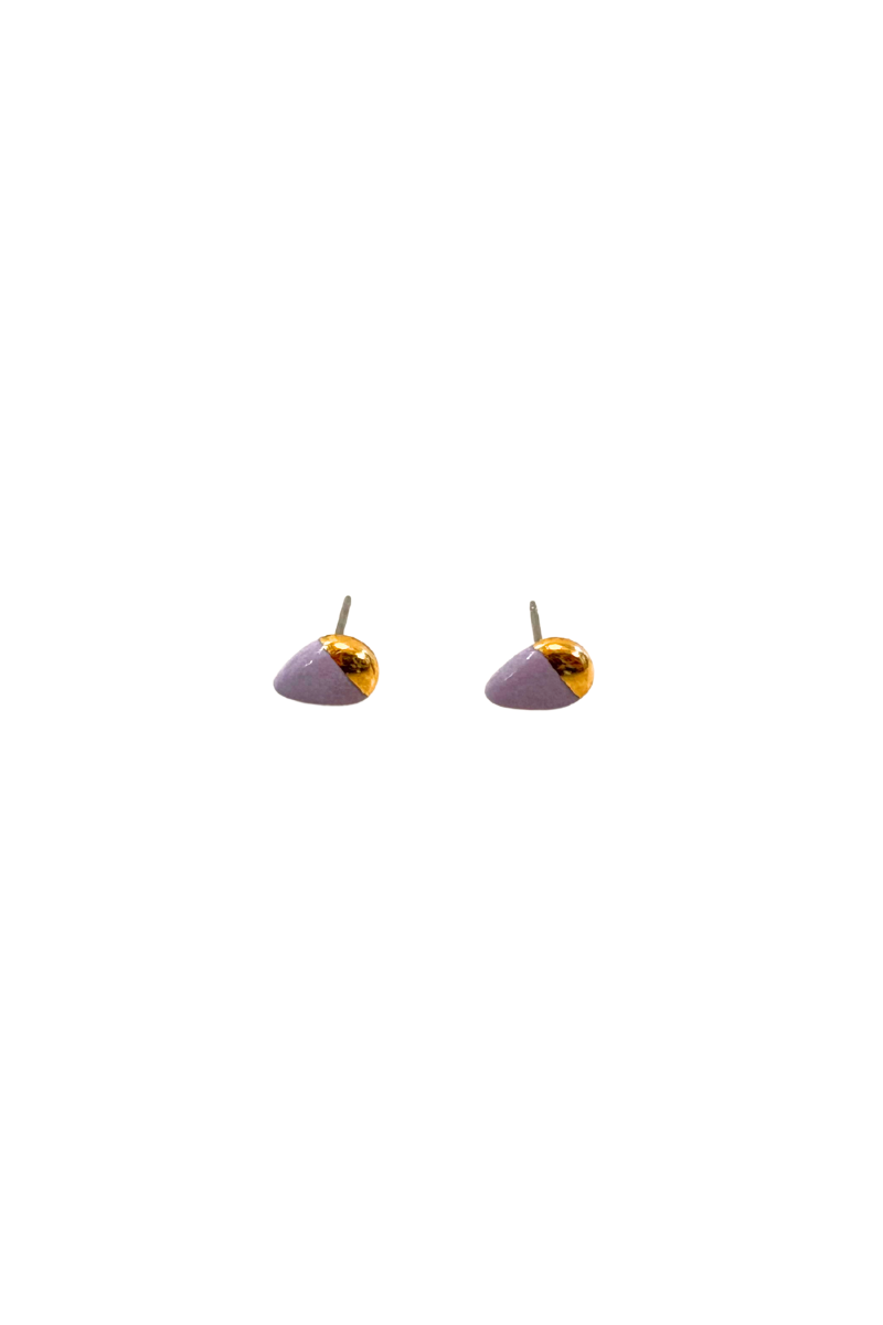Ceramic Teardrop Studs