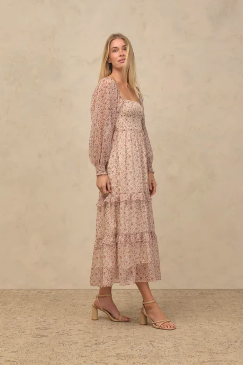 Jade Dress Harvest Bloom