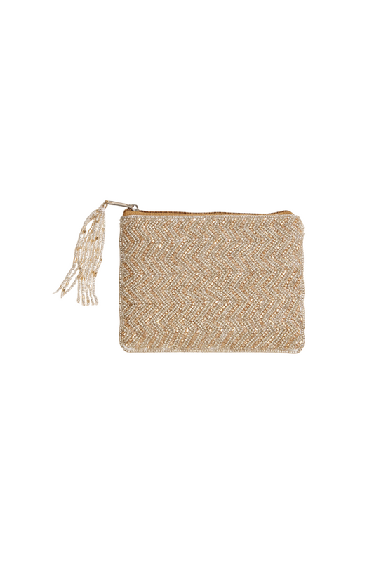 Chevron Coin Pouch