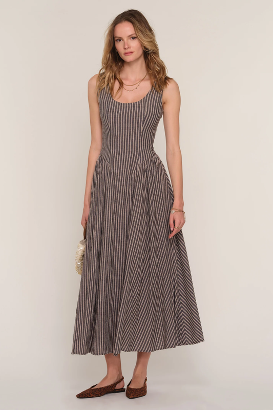 Rue Black Check Dress