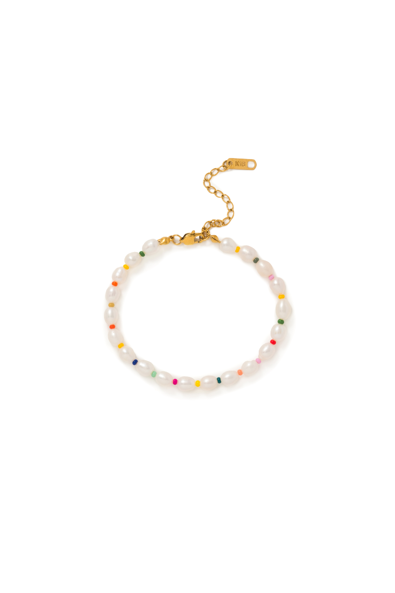 Rainbow Pearl Bracelet