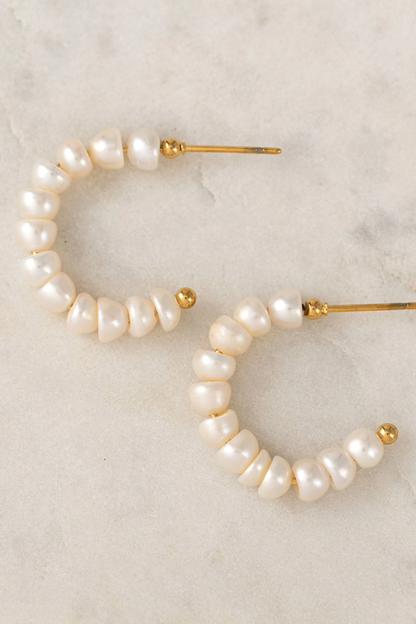 Isola Pearl Hoops