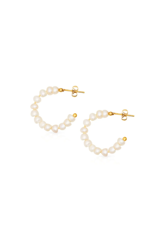 Isola Pearl Hoops